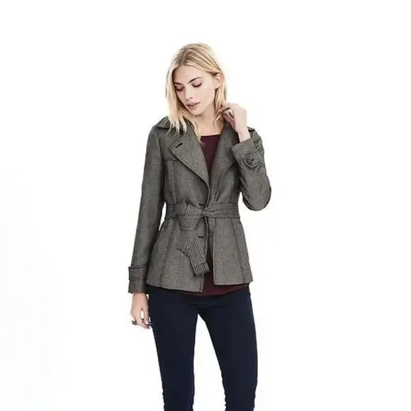 Banana Republic NWOT Houndstooth jacket size 2 - Picture 2 of 12